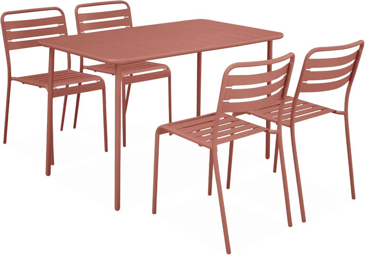 sweeek sweeek Amélia tuintafel met stoelen - afbeelding 2