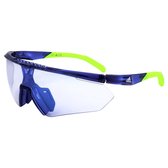 Lunettes de soleil de sport homme Adidas SP0027 91X 00 - filtre UVA et UVB complet - Blauw/ Transparent