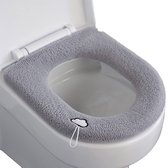 Zachte badkamer toiletkussen 3 stuks - universele grootte toiletbril cover mat warm pluche wasbaar dikker wc-bril cover pads toiletaccessoires wasbaar