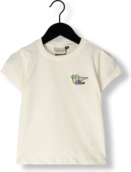 Retour Grazia Tops & T-shirts Meisjes - Shirt - Wit - Maat 146/152