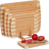 Snijplankenset Met Houder - Keukengerei - Modern Design - Snijplank - Snijplankenset - Snijplanken Set - Snijplanken - Must Have Voor In De Keuken!
