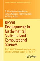 Springer Proceedings in Mathematics & Statistics 343 - Recent Developments in Mathematical, Statistical and Computational Sciences