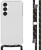 iMoshion Hoesje Geschikt voor Samsung Galaxy A55 Hoesje Met Koord - iMoshion Backcover met koord - Zwart