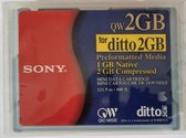 Sony QW 2GB for ditto@GB preformatted Media Cassette