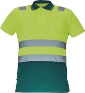 Cerva CADIZ high-vis polo-shirt 03050053 - HV Geel/Groen - M