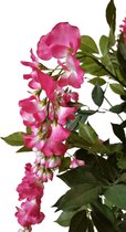 Kunst Roze Bloemboom Kiruna | 165cm - Namaak Bloemboom Kiruna - Kunstplanten voor binnen - Kunstplant bloemboom