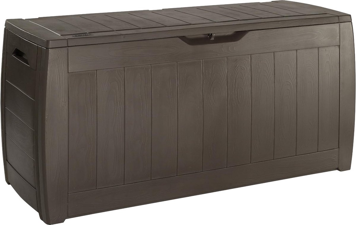 Keter HOLLYWOOD - Kussenbox - voor buiten - 270L - bruin