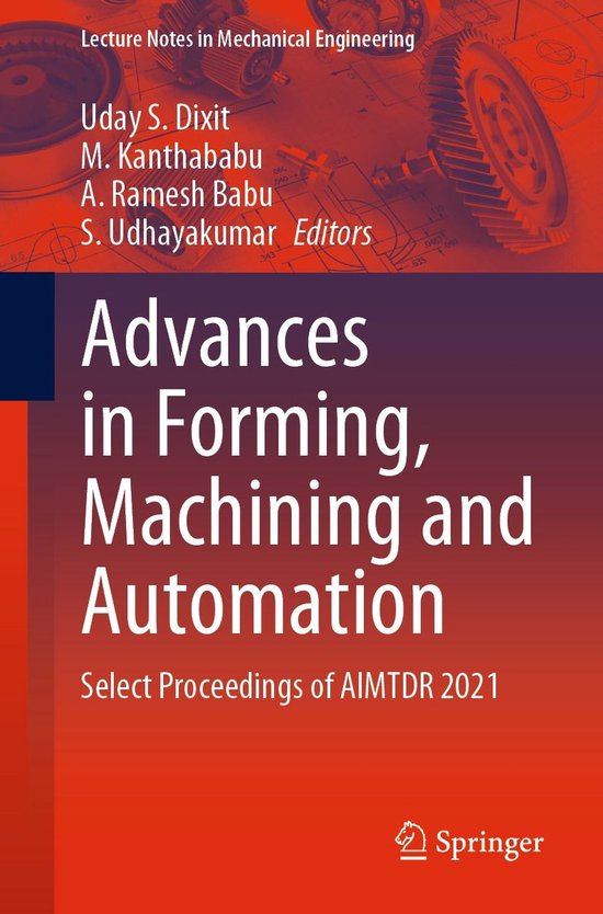 Engineering (R0) - Advances in Forming, Machining and Automa ... - cover