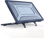 ShockProof Laptophoes - Geschikt voor MacBook Air 2022 Hoes - 13 inch Case Voor Air 13.6 inch (M2, 2022)A2681 - Blauw