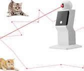 S-M Commerce Katten Speelgoed - Honden Speelgoed - Katten Speelgoed Automatisch - Voor Honden en Katten/Kittens - Oefen Speelgoed - Wit/Zwart