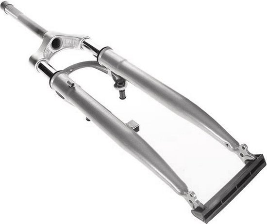 Verende voorvork 28 inch - 1 vorkbuis - V-brake nokken - zilver van Merkloos — afbeelding 3