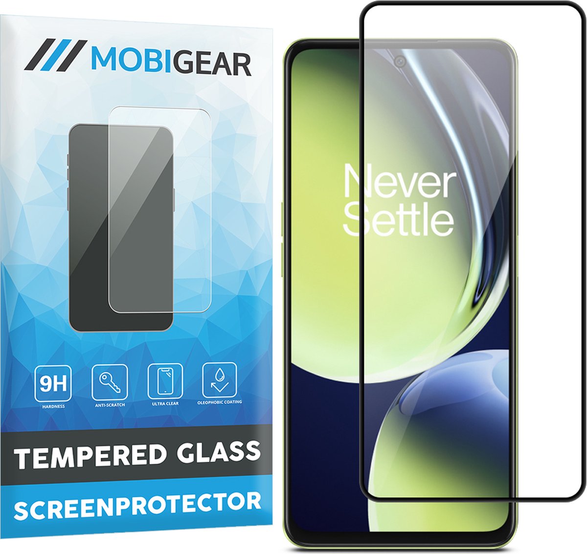 Mobigear Screenprotector geschikt voor OnePlus Nord CE 3 Lite 5G Glazen | Mobigear Premium Screenprotector - Case Friendly