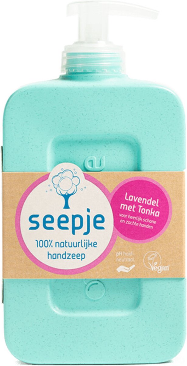 Seepje Handzeep Lavendel met Tonka - 4 x 300 ml - Voordeelverpakking