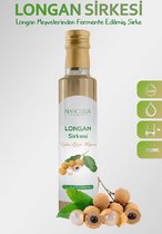 Vinaigre Minceur Detox Naturel aux Fruits de Longane Narcissa 250 ml pour aider à soulager les œdèmes, 1 Bouteille de Vinaigre Logan de 30 jours