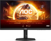 AOC Q27G4X - QHD Gaming Monitor - 180hz - Verstelbaar - Speakers - 27 inch
