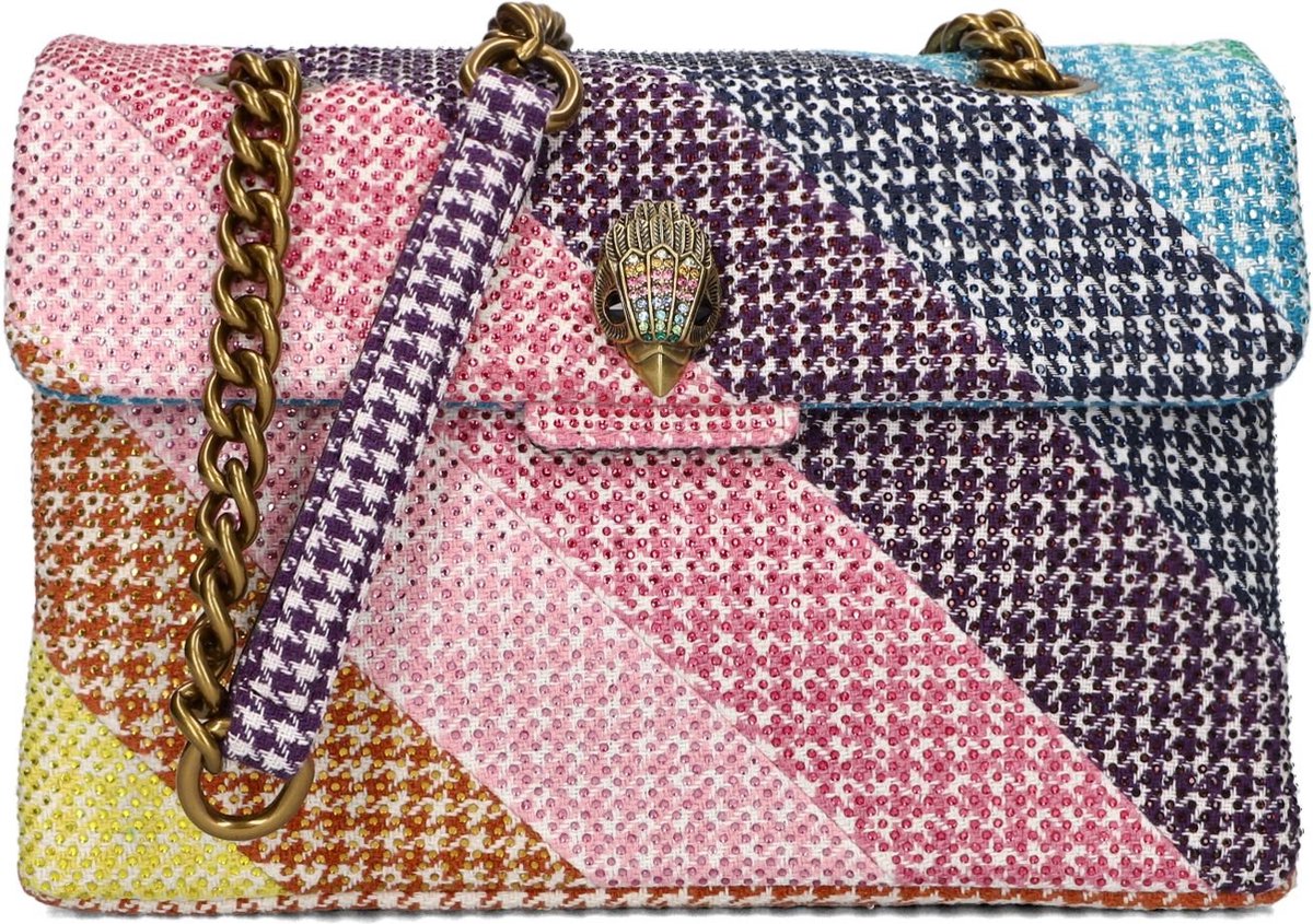 Kurt Geiger London Fabric Kensington Bag Handtassen Dames - Multi - Maat ONESIZE