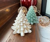 Kerstboom kaars - Groen - Mijn Pronkstuk - Kerst - Kaars - Figuur kaars - Cadeau - Geschenk - Decoratie - Handgemaakt - Kaarsen - Candle
