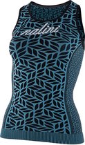 Nalini - Dames - Ondershirt Fietsen - Mouwloos - Onderkleding Wielrennen - Blauw - Zwart - NEW SEAMLESS LADY TANK - L/XL