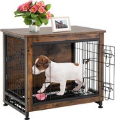 MaxxPet Wooden Dog Bench - niche pour chien - banc - niche pour chien - 83x55x64cm