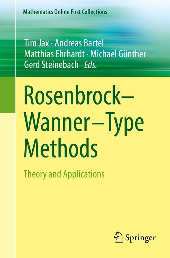 Mathematics and Statistics (R0) - Rosenbrock—Wanner–Type ... - cover