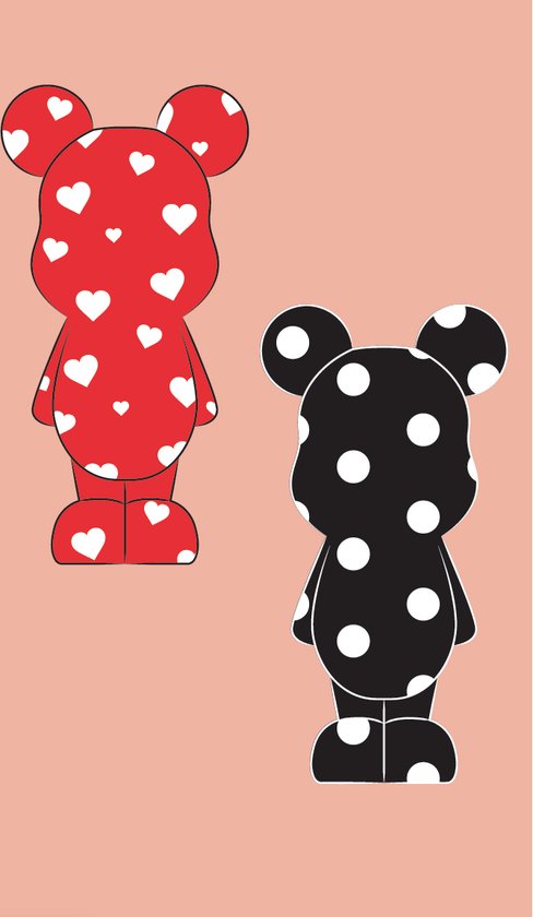 BLOGO Tirelire Design Collection BE@RBRICK « TEDDY BLACK» Décoration Polyrésine 20 x 20 x H 40 cm