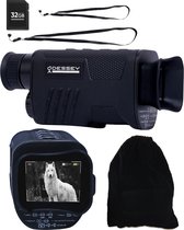Odessey Vision nocturne monoculaire avec infrarouge - HD - Jumelles - Vision nocturne - Caméra de nuit - Caméra de jeu avec vision nocturne