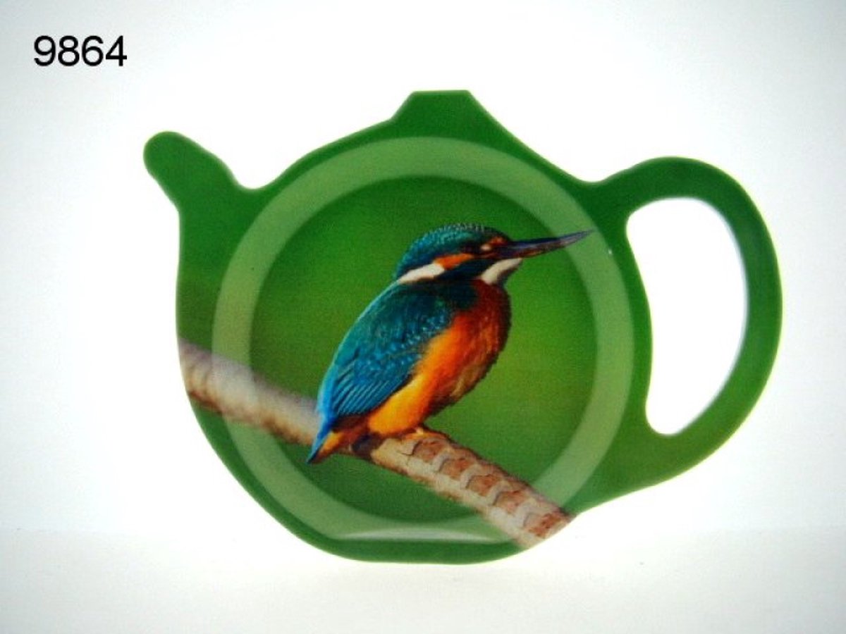 Geharo theetipje ijsvogel – Melamine – 13 cm