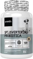 Probiotica voor Honden - Ondersteunt de Spijsvertering en Darmflora - 120 tabletten met Kippensmaak - Probiotica Hond supplement - 100% Natuurlijk - 2.5 miljard CFU per tablet - Natuurlijke Probiotica voor Hond - Probiotica Hond tegen Jeuk