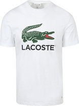 Lacoste - T-Shirt Logo Wit - Heren - Maat M - Regular-fit
