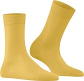 FALKE Cotton Touch damessokken - geel (mustard) - Maat: 39-42