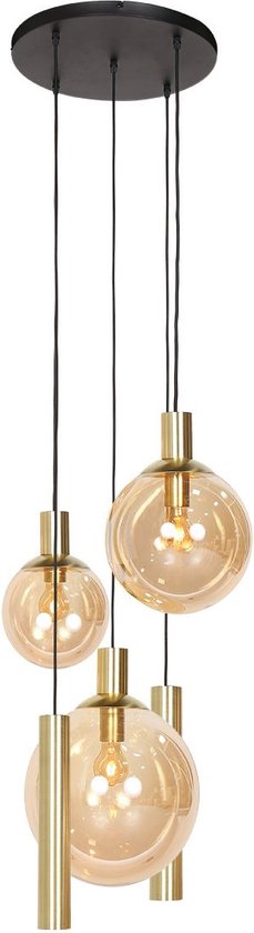 Steinhauer hanglamp Bollique led - amberkleurig - - 3801ME