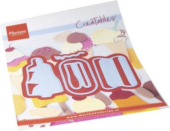 Creatables stencil Popsicles