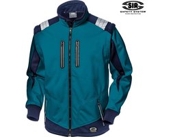SIR SAFETY STARFLEX Softshell Werkjas HEREN Veiligheidsjas Blauw - Waterafstotend - Ademend - Afneembare Mouwen