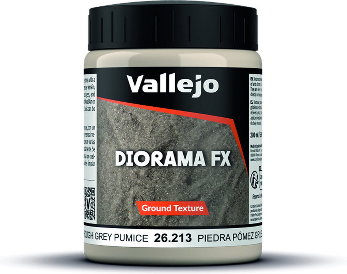 Vallejo Rough Grey Pumice 200 ml val 26213