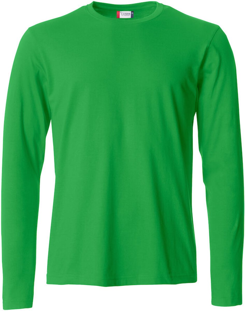 Clique Basic-T L/S 029033 - Appel-groen - XXL