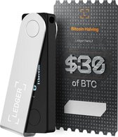 Ledger Nano X Bitcoin Halving - Hardware Wallet- beveilig en beheer je crypto wallet (Bitcoin), en NFT's onderweg met onze hardware wallet met Bluetooth® - Zwart