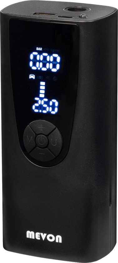 MEVON Airmate MV08 Draagbare Compressor Bandenpomp - Draadloze
