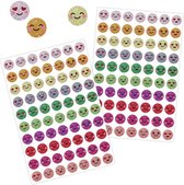 2 Stickervellen Grote Glitter Smileys - Beloningsstickers - Knutselen Kinderen - Knutselen Meisjes - Glitterstickers - Smiley Stickers