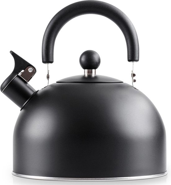 Bouilloire sifflante en acier inoxydable Zwart 3 l - Bouilloire avec sifflet