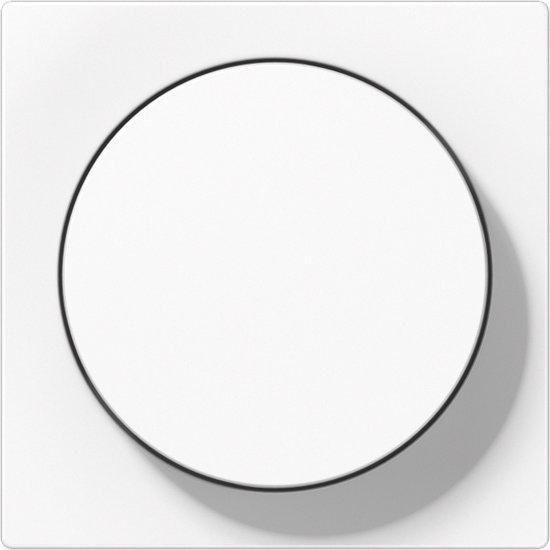 Gira 065001 Systeem 55 Afdekking met knop voor dimmer en elektronische