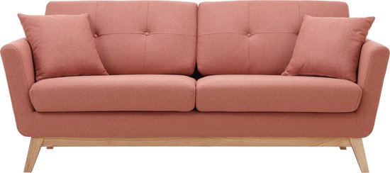 Concept-U - 3 -Seater Scandinavische bank en 2 Squirrel Fabric Cushions HOGA