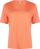 Zoso T-shirt Luxury Basic Tshirt 241 Lyan 0075 Coral Dames Maat - XL