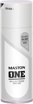 Maston ONE - spuitlak - zijdeglans - grijswit (RAL 9002) - 400 ml