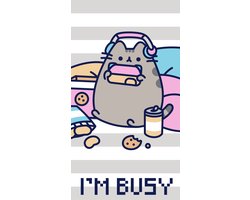 foto van Pusheen Badlaken 70x140cm Katoen