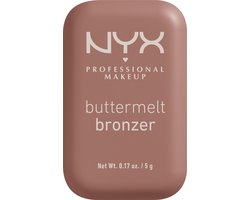 Top 10 Poeder & Foundation 2026: NYX Professional Makeup Buttermelt Bronzer All Butta'd Up Butter Poeder Bronzer - Bruin - 5gr