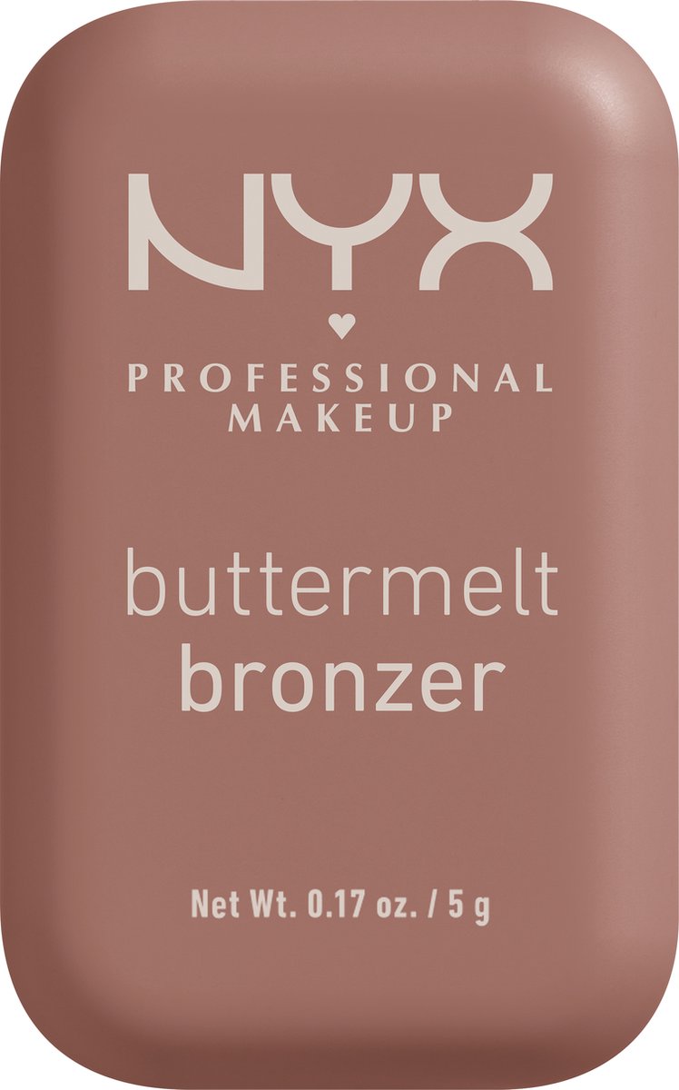 NYX Professional Makeup Buttermelt Bronzer All Butta'd Up Butter Poeder Bronzer - Bruin - 5gr