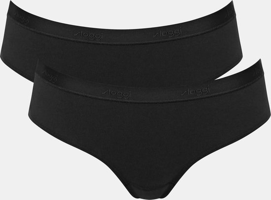 Sloggi Go casual dames hipster 2 pack noir taille s