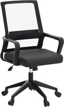 Verstelbare hoofdsteun bureaustoel Ergonomische Mesh Swivel stoel lumbaalsteun Hoogte verstelbaar 360 ° Swivel Rocking functie Mesh rugleuning stoel - voor thuis of kantoor