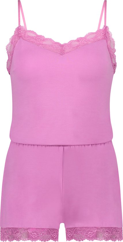 Hunkemöller Dames Nachtmode Pyjama set - Roze - maat S