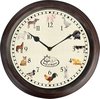 Horloge Design Esschert avec sons d'animaux de la ferme